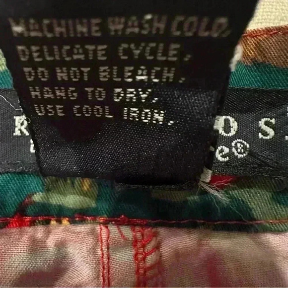 Vintage Birch Bros. By the Eagles Eye Red Deer 100% Cotton Skirt Women’s Size 6 - Picture 8 of 9